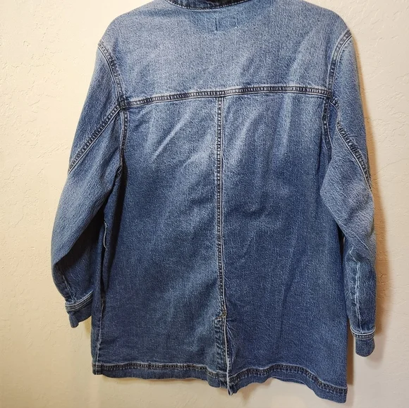 Terra & Sky Classic Blue Jean Jacket - Picture 4 of 4